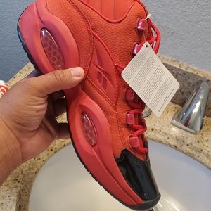 Reebox Question Mid scarlet red size 9.5